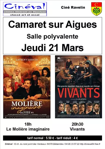 Ciné Ravelin vous propose deux séances ce jeudi 21 mars 2024