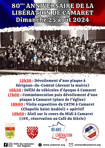 80ème anniversaire de la Libération de Camaret le dimanche 25 août 2024