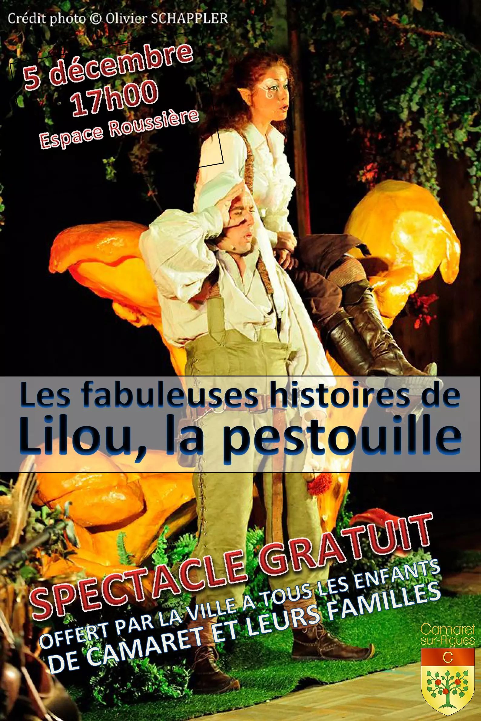 SPECTACLE DE NOËL GRATUITS POUR TOUS LES ENFANTS DE CAMARET !