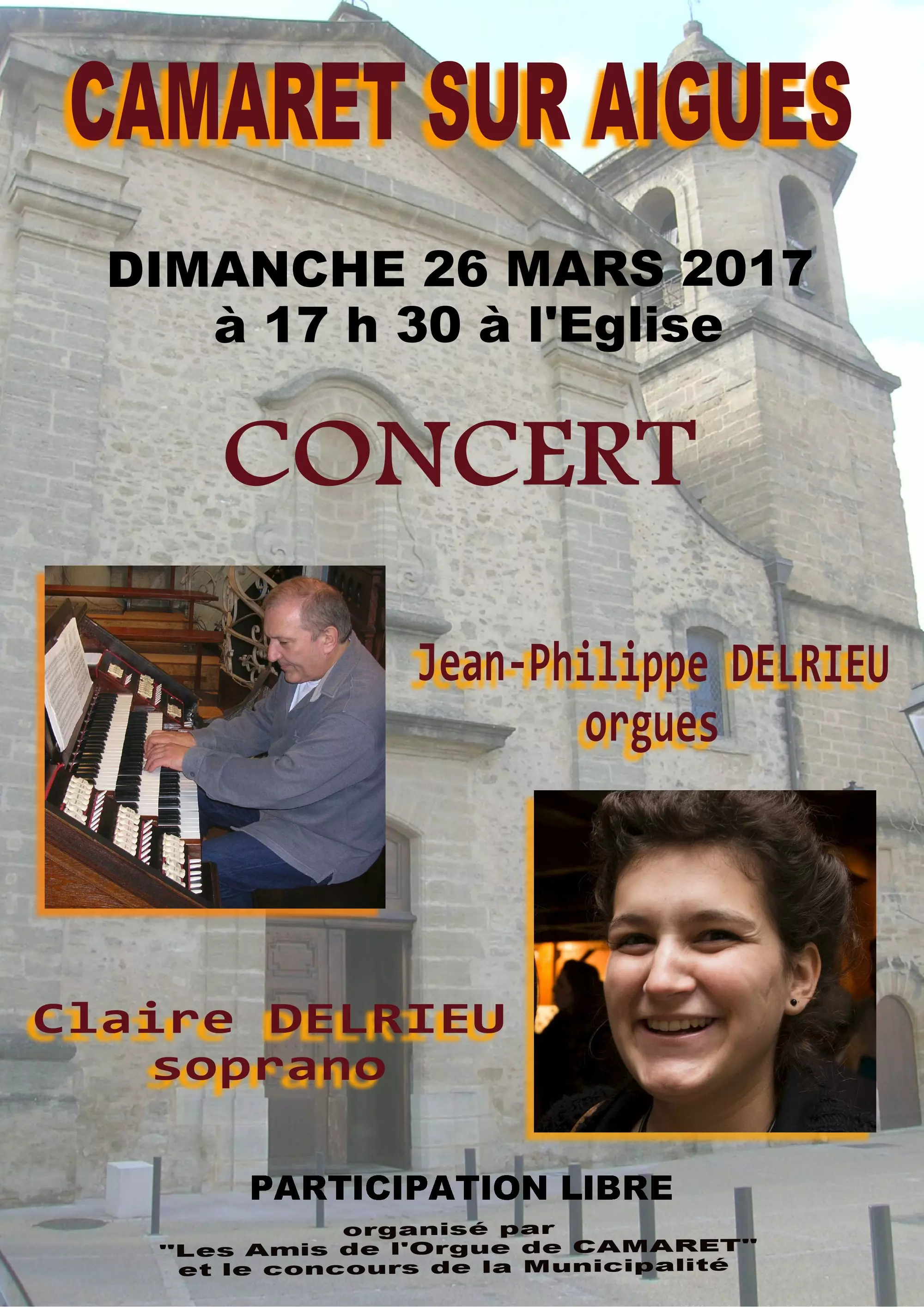 CONCERT D'ORGUE A CAMARET