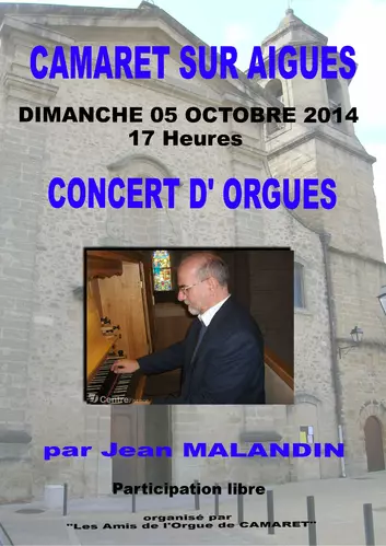 Concert d' orgues par Jean MALANDIN