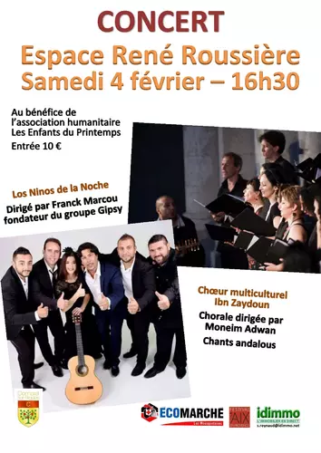 CONCERT GIPSY & CHANTS ANDALOUS