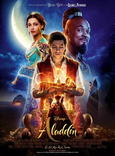 Projection de "Aladdin" en plein air