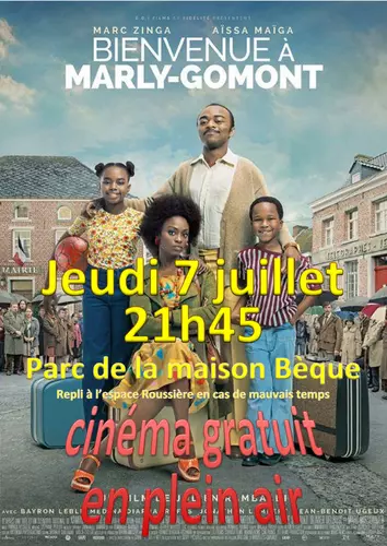 CINE GRATUIT EN PLEIN AIR JEUDI 7 JUILLET