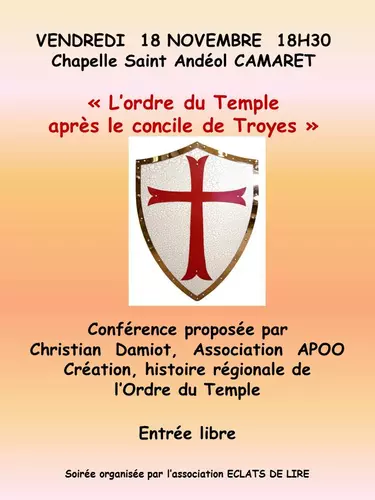 CONFÉRENCE : L'ORDRE DU TEMPLE