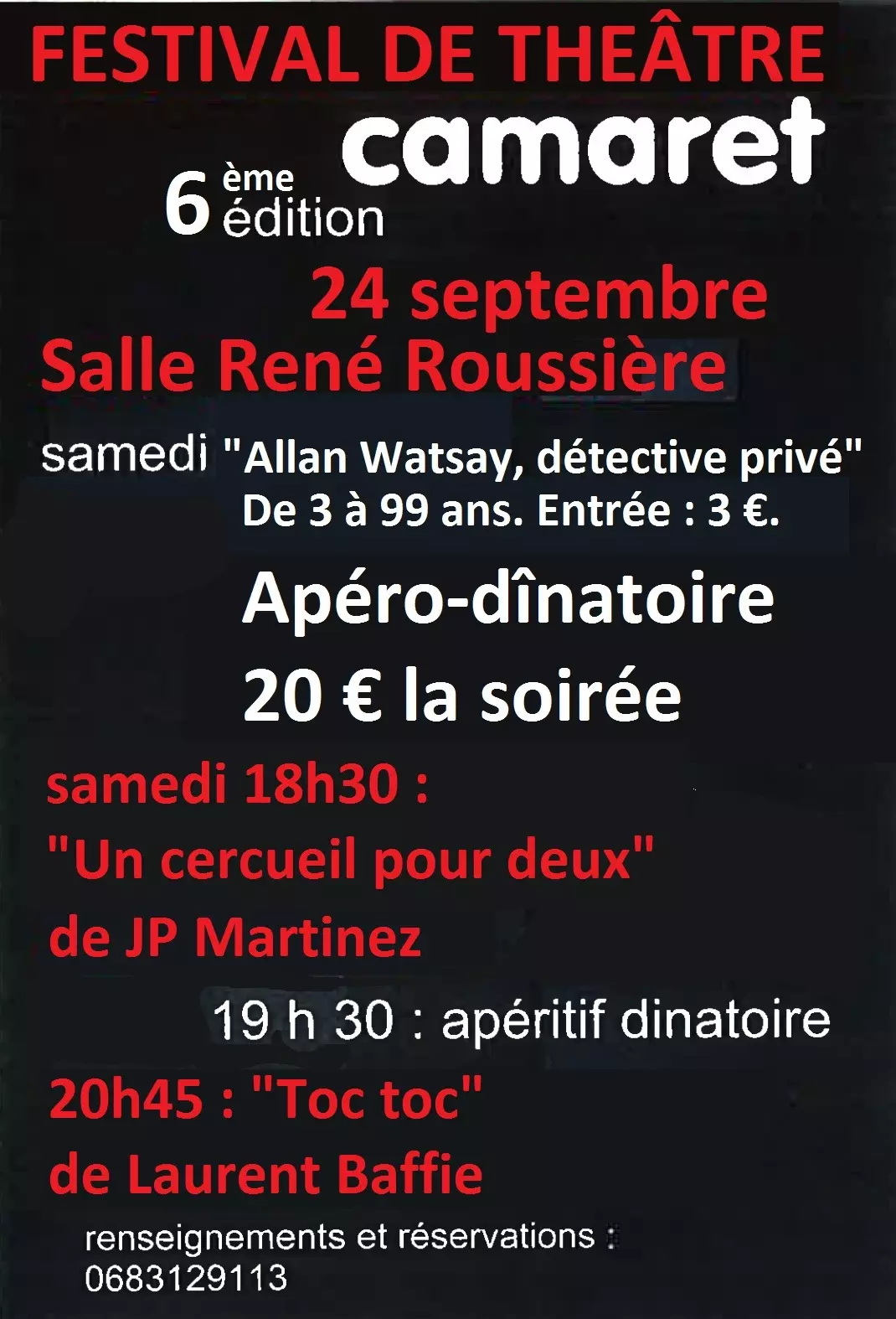 FESTIVAL DE THÉÂTRE DE CAMARET