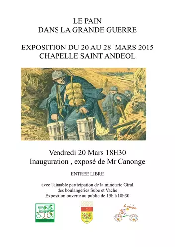 EXPOSITION "LE PAIN DANS LA GRANDE GUERRE"