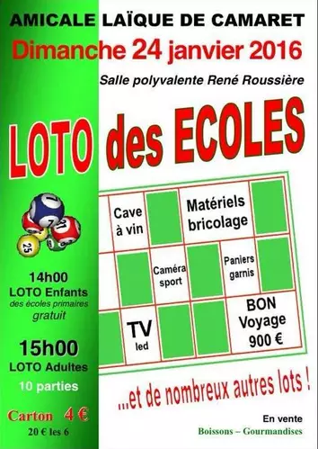 LOTO DE L'AMICALE LAÏQUE