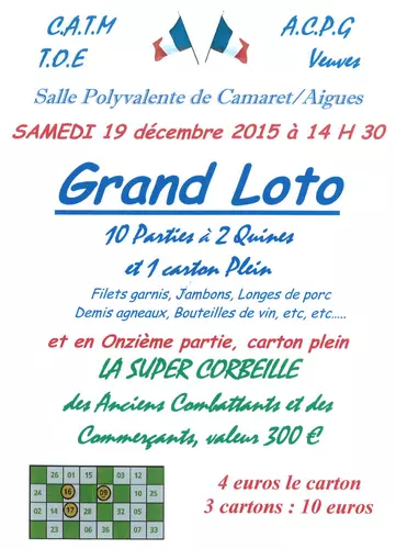 LOTO DES ANCIENS COMBATTANTS