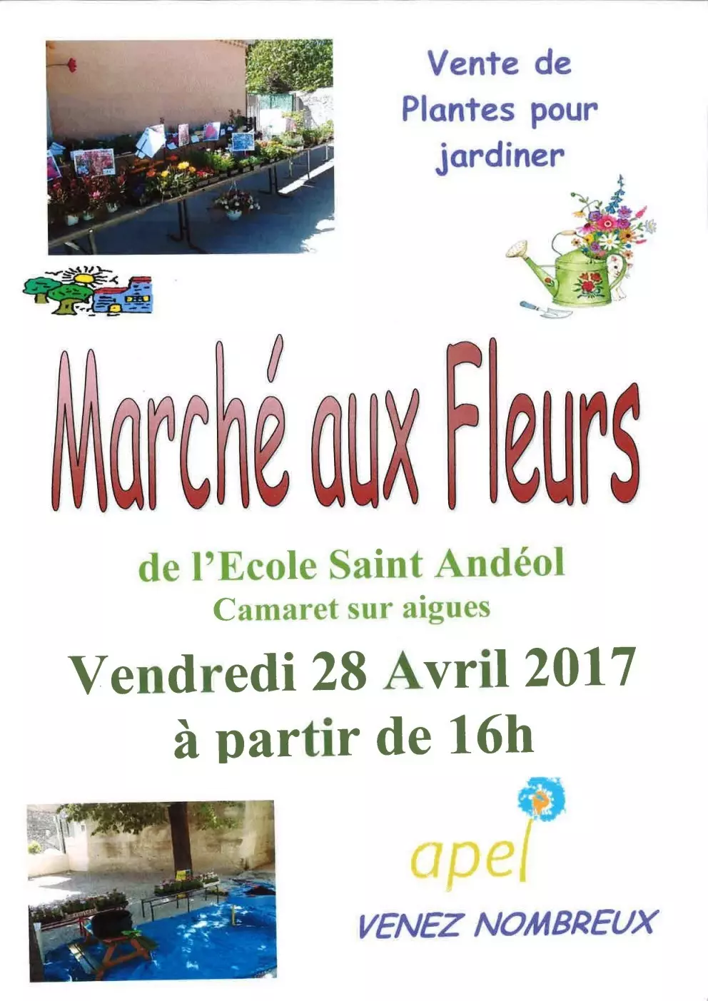 Marché aux fleurs de l'Apel Saint-Andéol