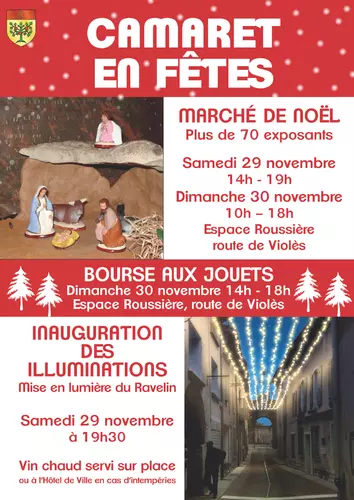 MARCHE DE NOËL LES 29 ET 30 NOVEMBRE