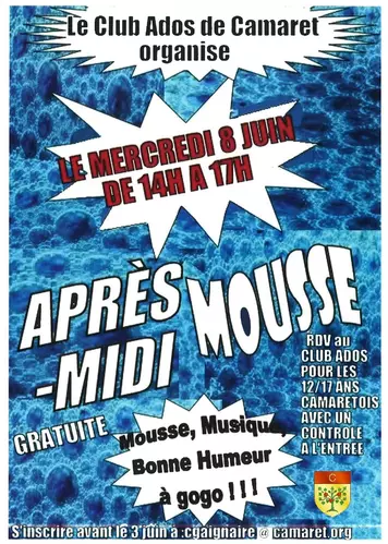 APRES-MIDI MOUSSE AU CLUB ADOS