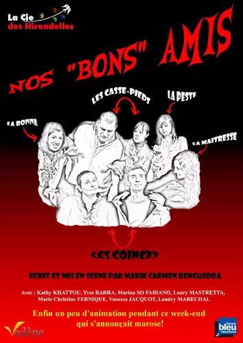 Le 13 JUIN  20H30 - NOS BONS AMIS