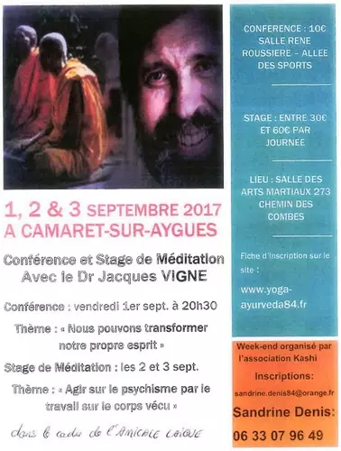 CONFÉRENCE ET STAGE DE MÉDITATION