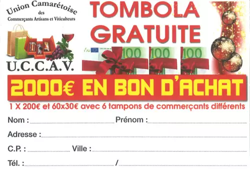 TOMBOLA DE L'UCCAV