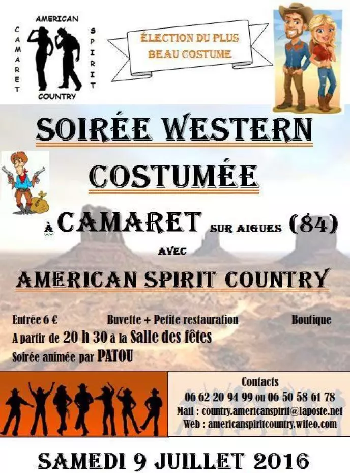 SOIRÉE WESTERN COSTUMEE