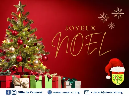 La Ville de Camaret vous souhaite à tous un très Joyeux Noël et d'excellentes fêtes de fin d'année !