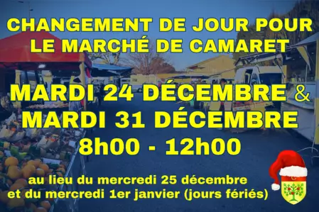 Changement de jour pour le marché de Camaret !