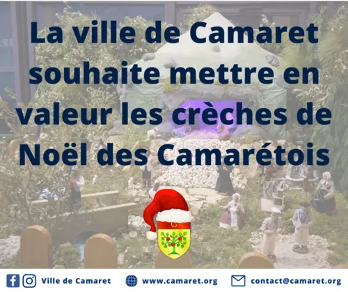 La Ville de Camaret souhaite mettre en valeur les crèches de Noël des Camarétois