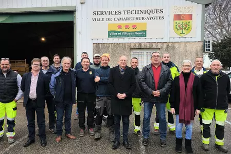 Patrick Largeron et nos services techniques mis à l'honneur !