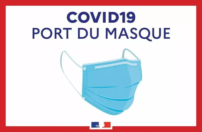 COVID-19 : arrêté préfectoral du 30 octobre 2020 sur le port du masque