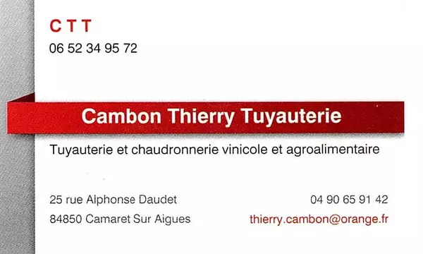 Cambon Thierry Tuyauterie